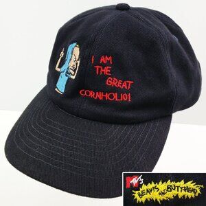 Beavis Butthead MTV Vintage Snapback Hat I Am Great Cornholio! Embroidered